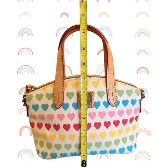 Dooney & Bourke Colorful Heart Satchel - Picture 9 of 10